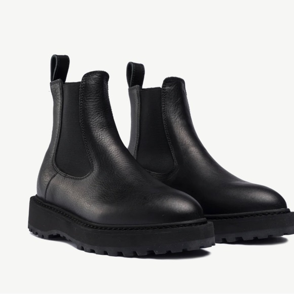 Diemme Alberone Black Leather Boots W × 1 size 38 - Picture 5 of 9